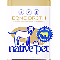 Native Pet Real Beef Bone Broth Powder Dog Food Topper