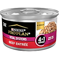Purina Pro Plan Specialized Vital Systems Beef Entree in Gravy 4-in-1 Support Wet Cat Food