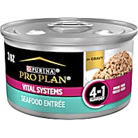 Purina Pro Plan Specialized Vital Systems Seafood Entree in Gravy 4-in-1 Support Wet Cat Food