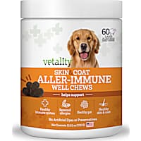 Vetality Aller-Immune Skin & Coat Soft Chews for Dogs