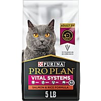 Purina Pro Plan Vital Systems Salmon and Rice Formula Dry 4-in-1 Formula Senior Cat Food