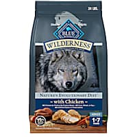 Blue Buffalo Wilderness Natural High-Protein Chicken Recipe Dry Food for Adult Dogs