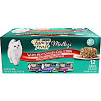 Purina Fancy Feast Medleys White Meat Chicken in Sauce Collection Wet Cat Food Variety Pack