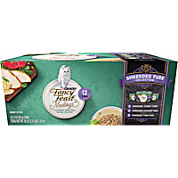 Fancy Feast Medleys Shredded Fare Collection Wet Cat Food Variety Pack
