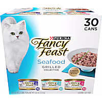 Fancy Feast Grilled Seafood Collection in Wet Cat Food Variety Pack