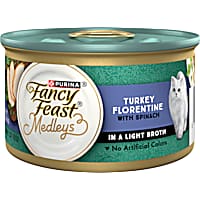 Fancy Feast Medleys Turkey Florentine with Spinach in a Light Broth Wet Cat Food