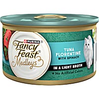 Fancy Feast Medleys Tuna Florentine with Garden Greens in a Delicate Sauce Wet Cat Food