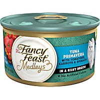 Fancy Feast Medleys Tuna Primavera With Tomatoes, Carrots and Spinach in a Silky Broth Wet Cat Food