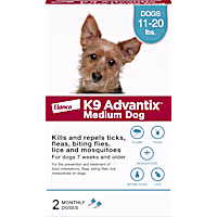 K9 Advantix, Tick & Mosquito Prevention 2-Monthly Treatments for Medium Dogs