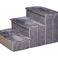 PetPals Group Catry Charcoal Foldable Pet Stairs