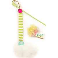 SmartyKat Silly Swinger Plush Wand Catnip with Bonus Cat Toy