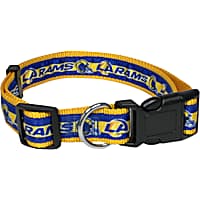 Pets First Los Angeles Rams Satin Dog Collar