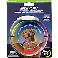 Nite Ize NiteHowl Max Rechargeable Disc-O Select LED Safety Necklace for Dogs