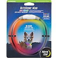 Nite Ize NiteHowl Mini Rechargeable Disc-O Select LED Safety Necklace for Dogs
