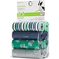 So Phresh Blue & Grey Coffee-Print Unscented Dog Waste Bags