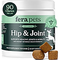 Fera Pets Hip & Joint Soft Chew with Organic Turmeric Dog Supplement