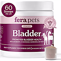 Fera Pets Chicken Bone Broth Flavor Bladder Supplement Support for Dogs & Cats