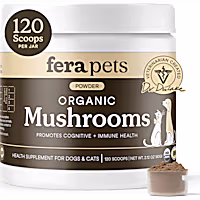 Fera Pets USDA Organic Mushrooms Immune Support for Dogs & Cats