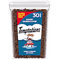 Temptations Classic Savory Salmon Flavor Crunchy and Soft Cat Treats