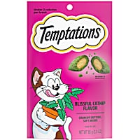 Temptations Classic Blissful Catnip Flavor Crunchy and Soft Cat Treats