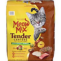 Meow Mix Tender Centers with Vitality Bursts Salmon & Turkey Flavors Dry Cat Food