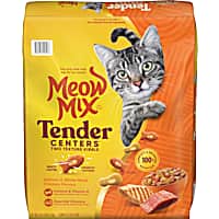 Meow Mix Tender Centers Salmon & White Meat Chicken Flavors Dry Cat Food
