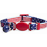 YOULY American Flag Cat Collar