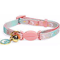 YOULY Star and Moon Kitten & Cat Collar