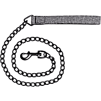 YOULY Black Chain Dog Leash