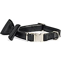 YOULY Black Bowtie Dog Collar