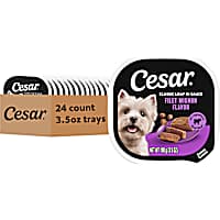 Cesar Classic Loaf in Sauce Filet Mignon Flavor Wet Dog Food