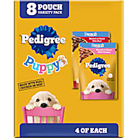 Pedigree Puppy Soft Wet Dog Food Variety Pack