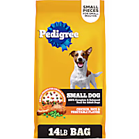 Pedigree Roasted Chicken and Vegetable Flavor Adult Small Dry Dog Food