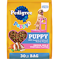 Pedigree Puppy Chicken, Rice and Vegetable Flavor Dry Puppy Food