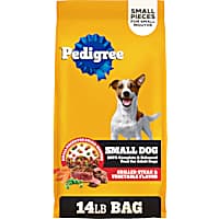 Pedigree Grilled Steak and Vegetable Flavor Adult Small Dry Dog Food
