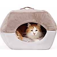 EveryYay 2-in-1 Novelty Pyramid Convertible Cat Bed