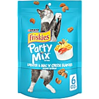 Friskies Party Mix Lobster & Mac 'N' Cheese Flavors Cat Treats