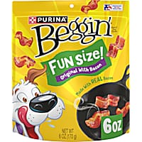 Purina Beggin' Fun Size Original with Bacon Flavor Real Meat Dog Treats