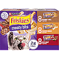 Friskies Meaty Bits Gravy Wet Cat Food Variety Pack