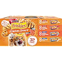 Friskies Chicken Lovers Prime Filets and Shreds Gravy Wet Cat Food Variety Pack