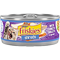 Friskies Shreds With Turkey and Giblets in Gravy Wet Cat Food