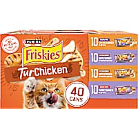 Friskies TurChicken Adult Wet Cat Food variety Pack
