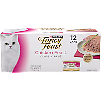 Fancy Feast Chicken Classic Pate Collection Grain Free Wet Cat Food Multi-Pack