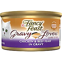 Purina Fancy Feast Gravy Lovers Chicken and Beef Feast Grilled Gourmet in Wet Cat Food Gravy