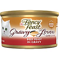 Fancy Feast Gravy Lovers Beef Feast Grilled Gourmet in Wet Cat Food Gravy