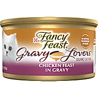 Fancy Feast Gravy Lovers Chicken Feast in Gravy Grilled Gourmet in Wet Cat Food Gravy