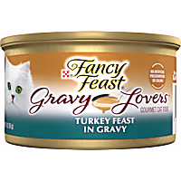 Purina Fancy Feast Gravy Lovers Turkey Feast Grilled Gourmet in Wet Cat Food Gravy