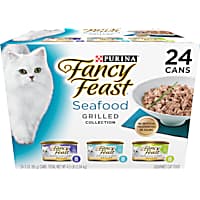 Fancy Feast Grilled Seafood Collection Wet Cat Food Variety Pack