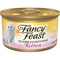 Fancy Feast Grain Free Tender Salmon Feast Pate Wet Kitten Food