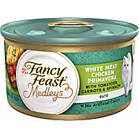 Fancy Feast Medleys White Meat Chicken Primavera With Garden Veggies Pate Wet Cat Food